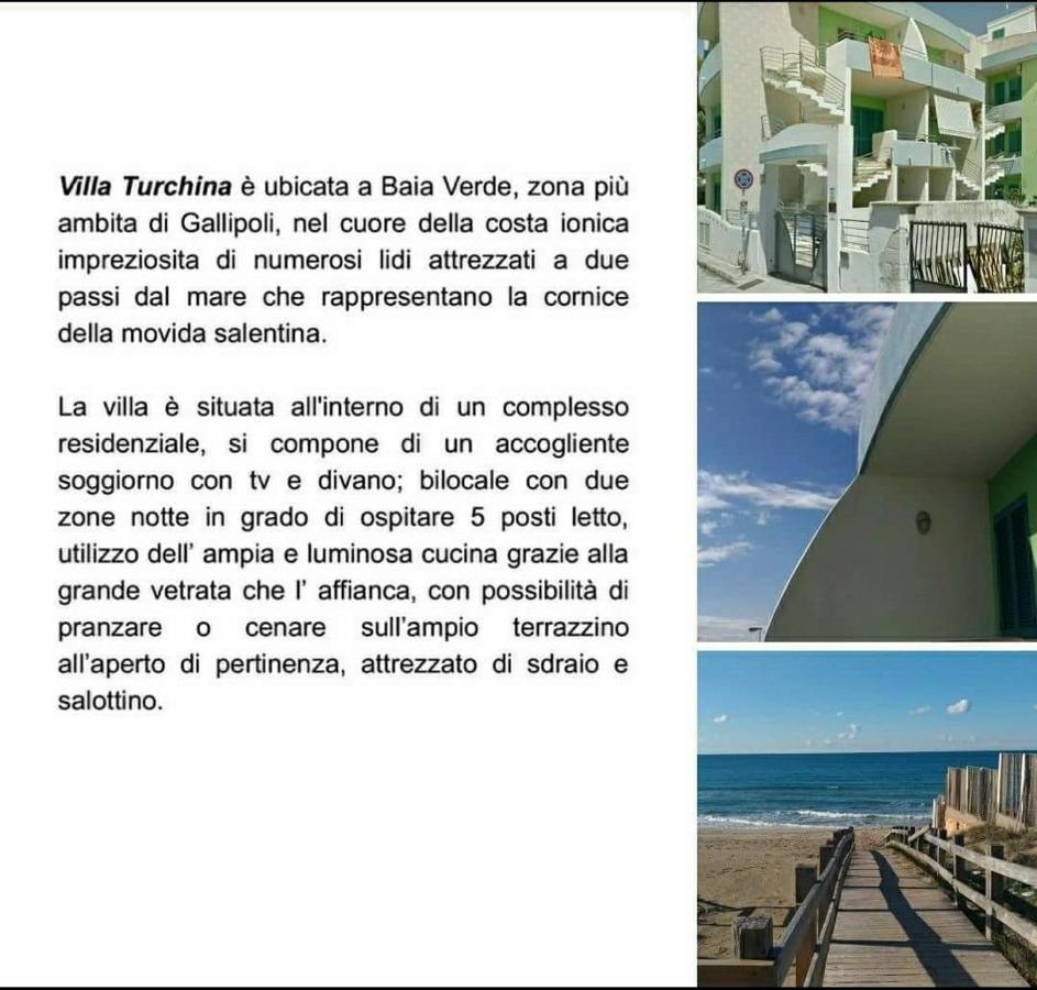 Villa Turchina Gallipoli Exterior photo